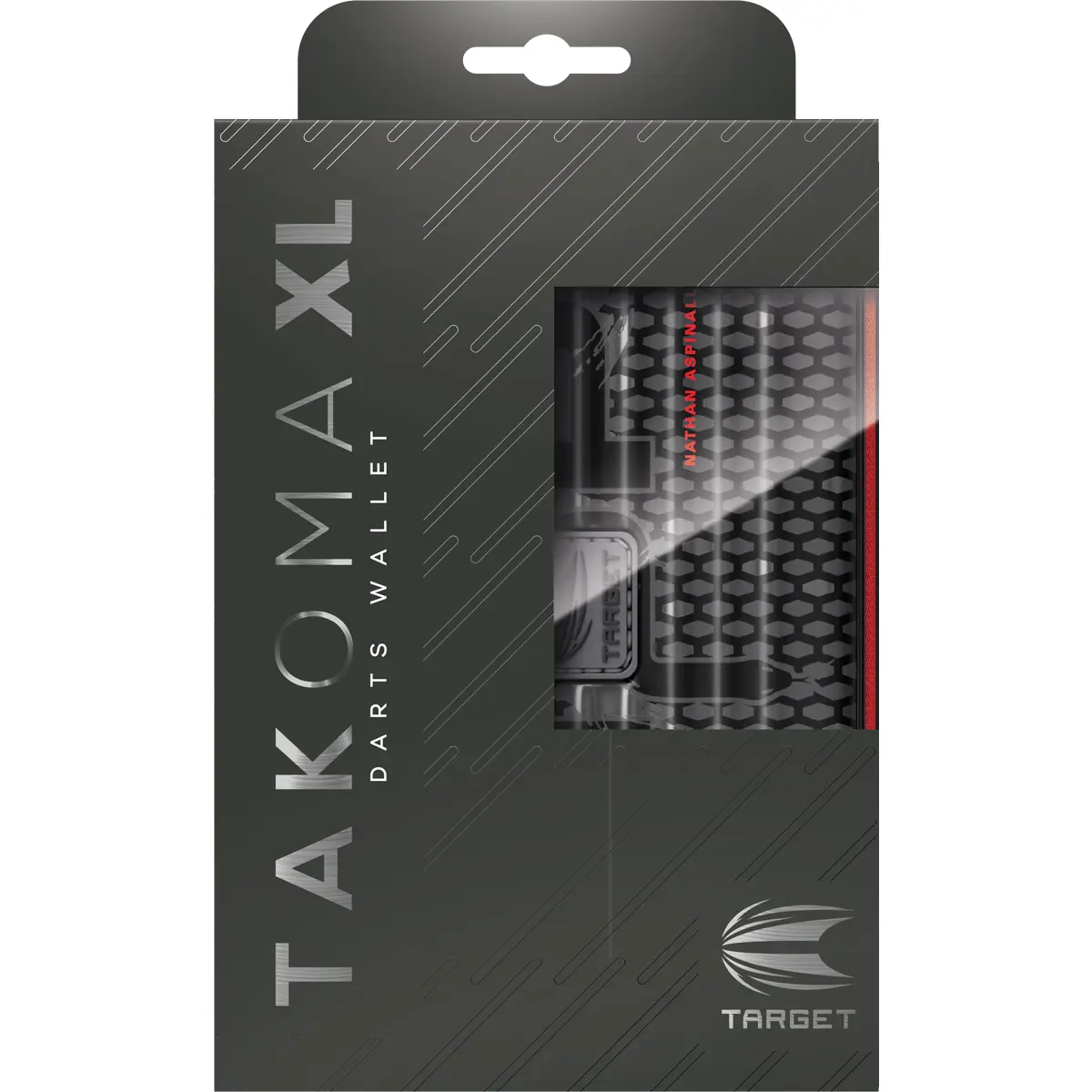 Target Takoma XL Ghost Nathan Aspinall Dartcase in Originalverpackung mit Sichtfenster
