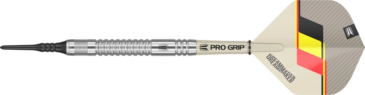 Target Dimitri Van den Bergh Gen 2 Softdart Barrel Seitenansicht 90 Prozent Tungsten