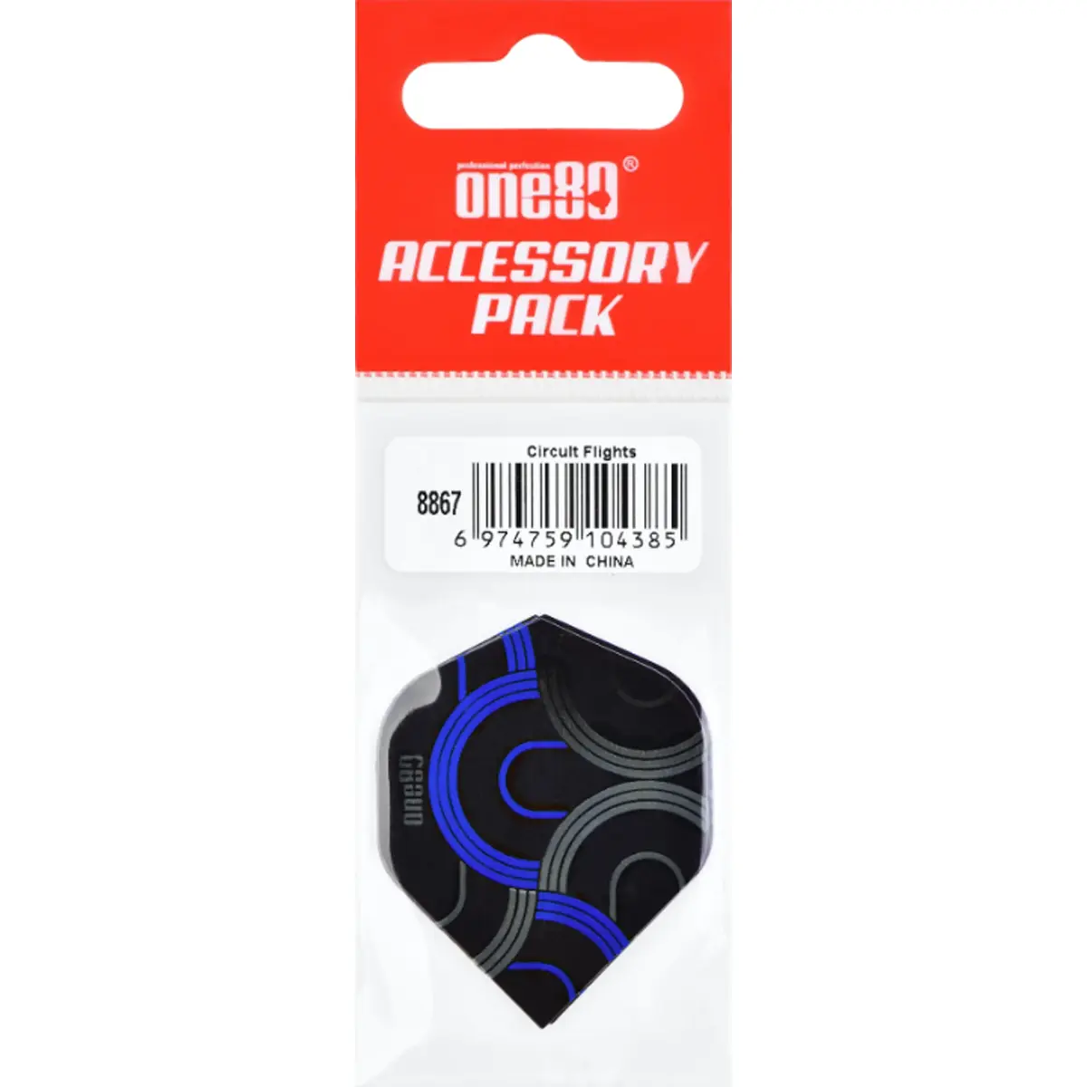 one80 circult flights blau standard no2 verpackung accessory pack