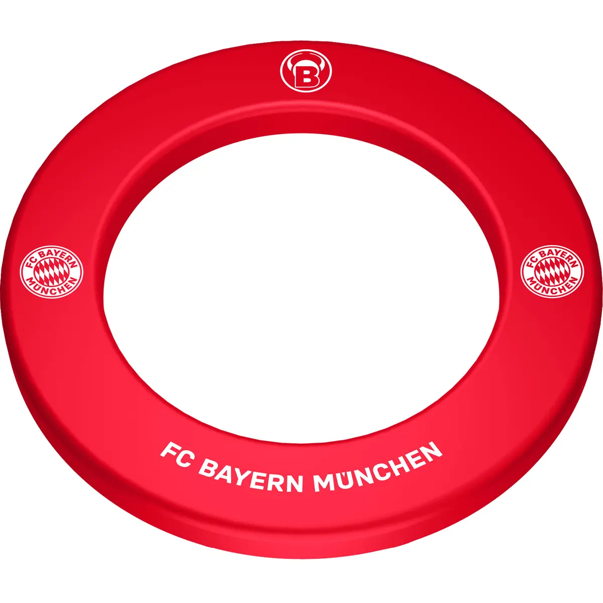 Detailansicht des Bull’s FC Bayern München PU Surround mit 45 cm Innendurchmesser und 68 cm Außendurchmesser