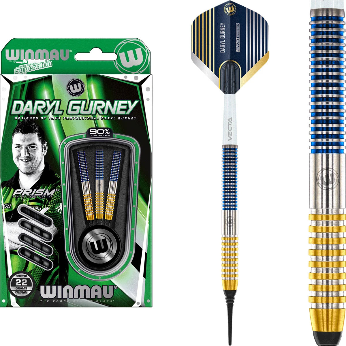 Winmau Daryl Gurney SC 1.0 Series Softdarts Winmau Daryl Gurney SC 1.0 Series Softdarts
