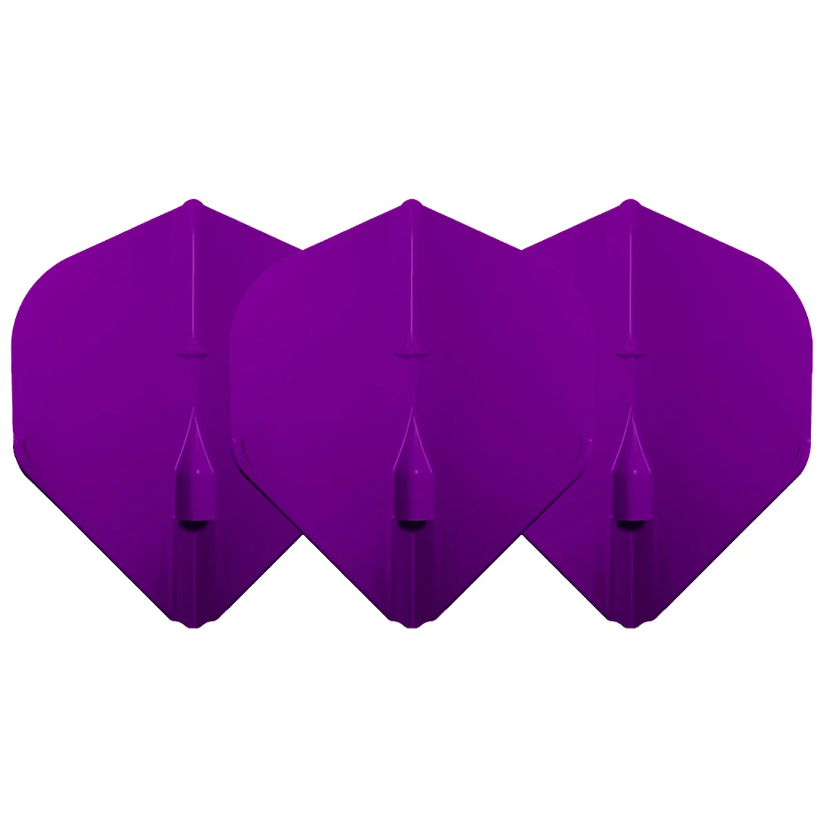 L-Style EZ L1 Flights Lila im 3er Set nebeneinander mit integrierten Champagne Caps