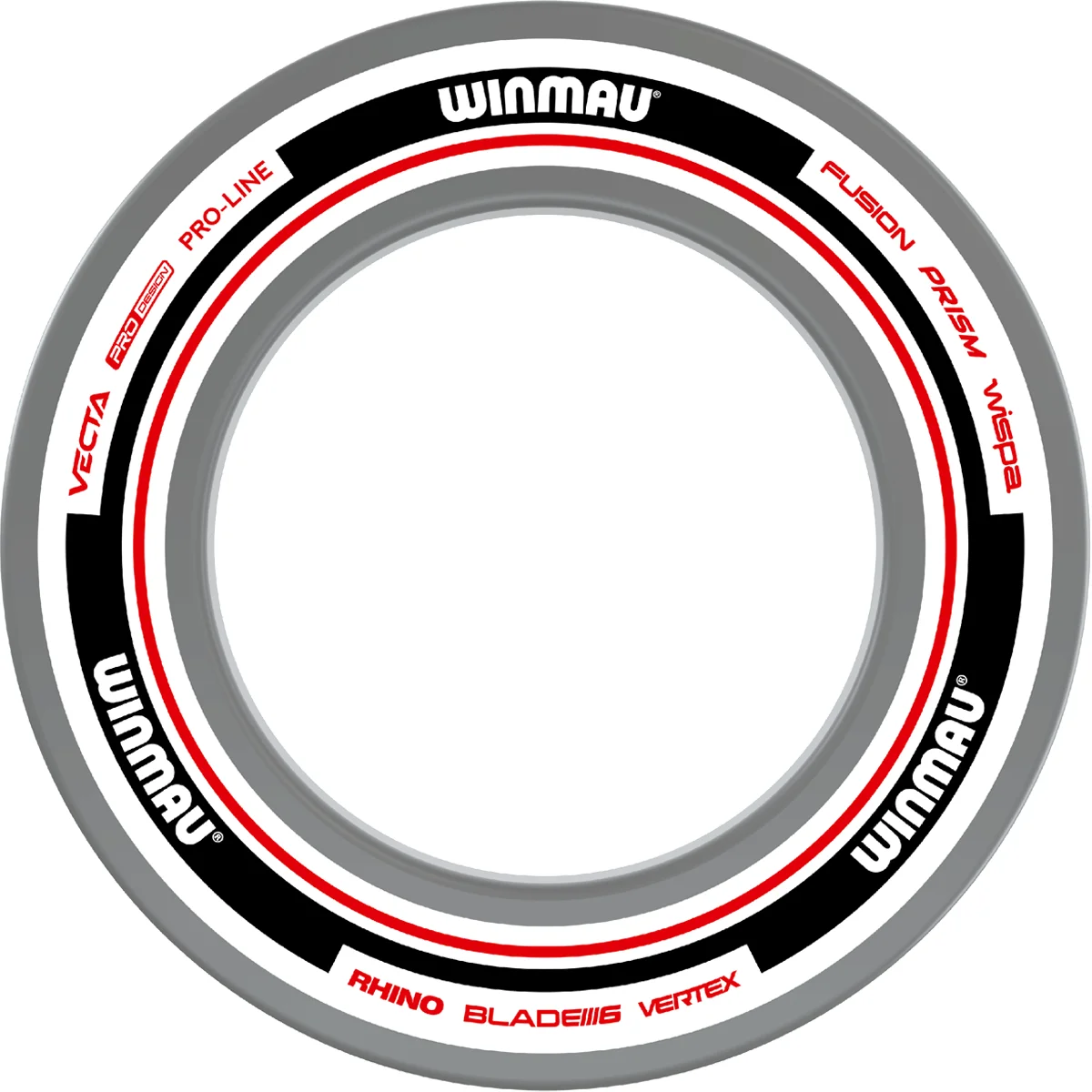 Winmau Advance White & Red Surround