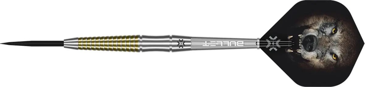Bullet Fang Steeldart komplette Seitenansicht mit Wolf-Flight