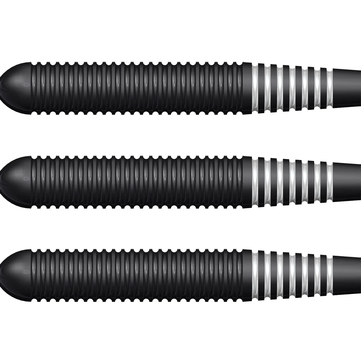 Detailaufnahme des Jack Daniels Brass Steeldart Barrels mit strukturierter Gripfläche