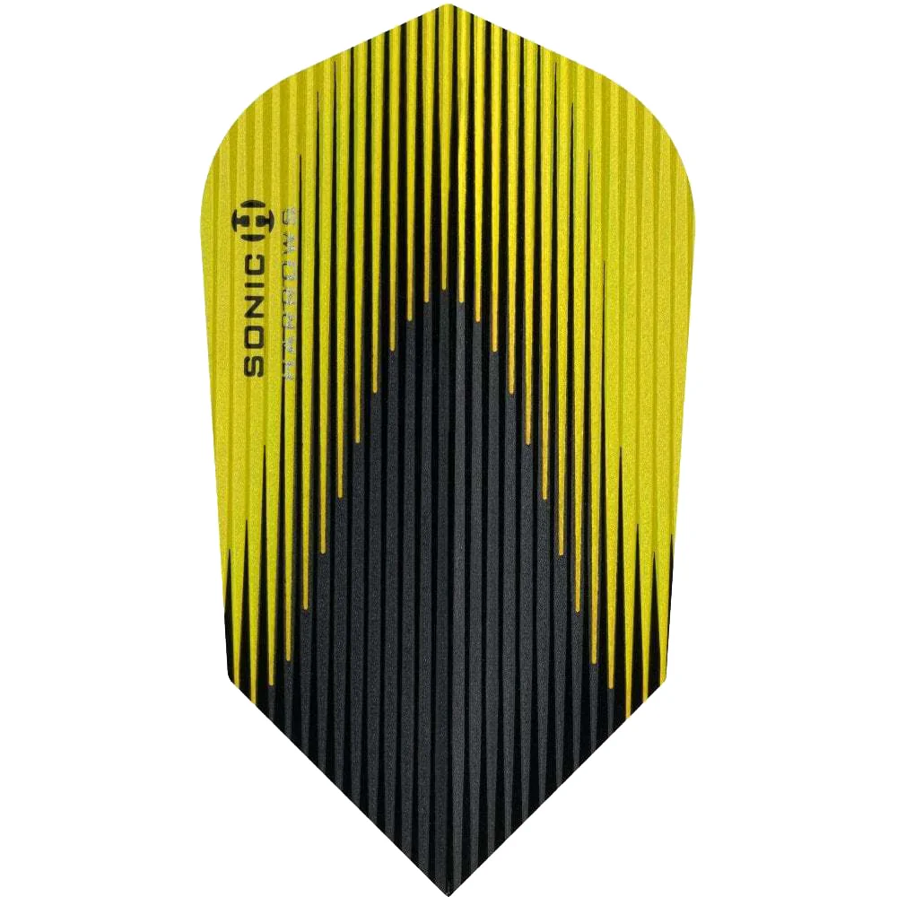 Harrows Sonic-X Flights Slim Gelb