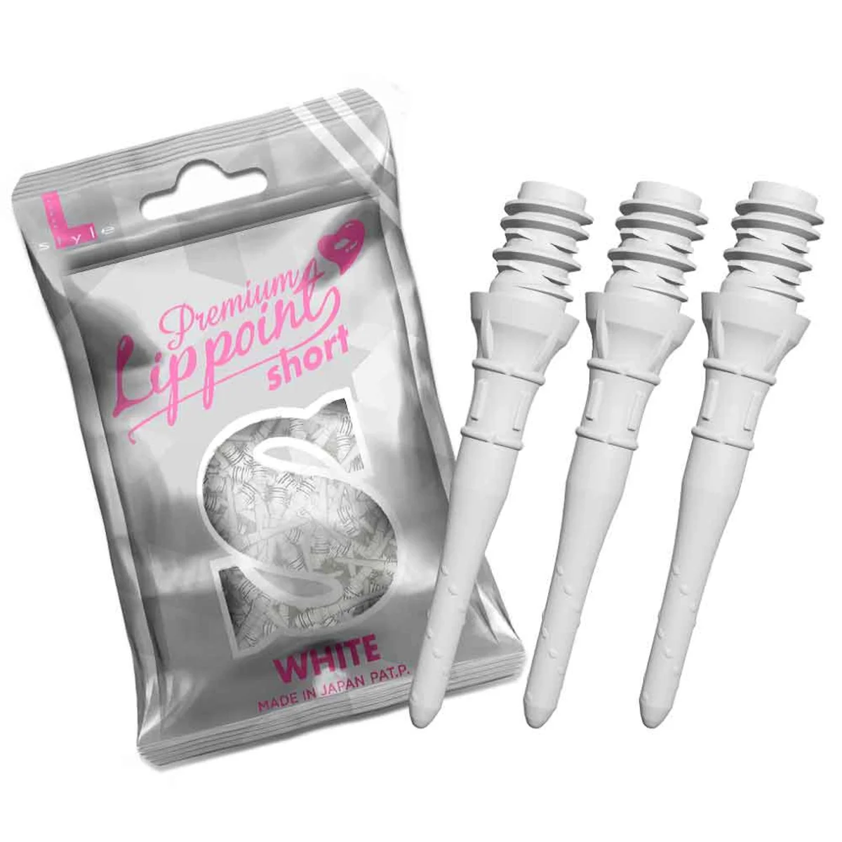 L-Style Premium Lippoint Short Softdartspitzen White – 30er Pack mit hochwertigen Short-Spitzen in Weiß