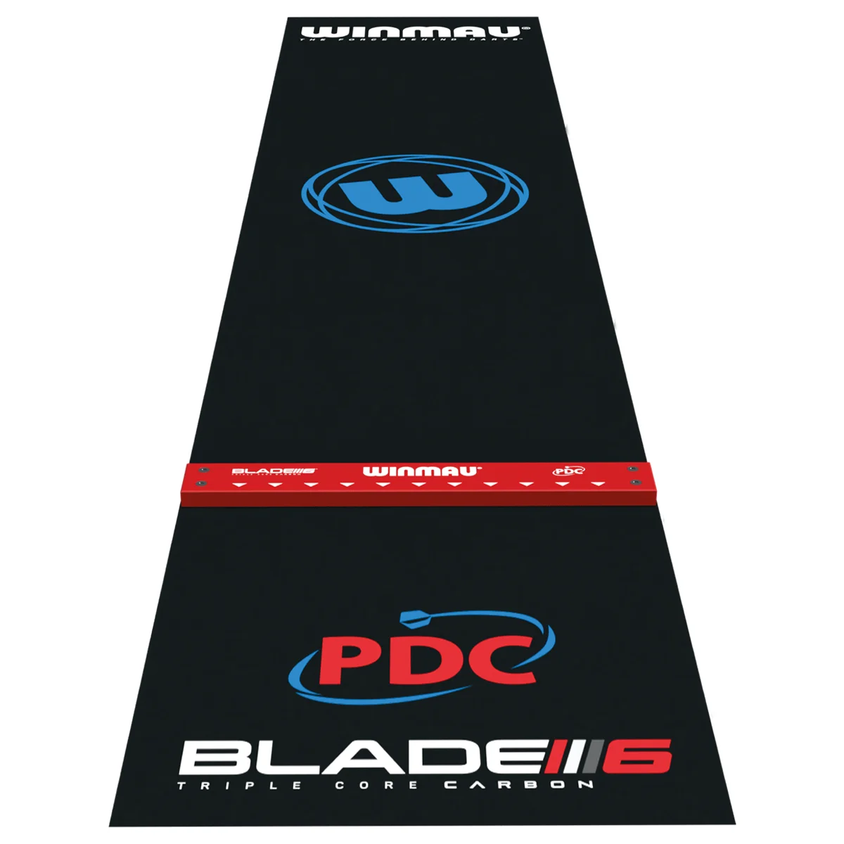 Winmau Pro Zone Precision Dartmatte mit Oche Winmau Pro Zone Precision Dartmatte mit integriertem Oche, PDC-Logo und Blade 6 Design
