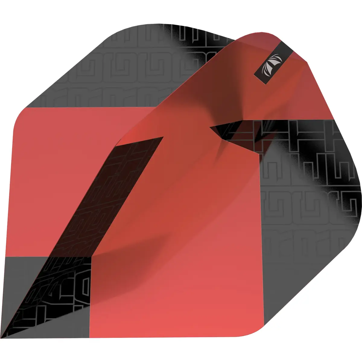Target TAG Flights No2 rot in freigestellter Produktansicht mit rot-schwarzem Design