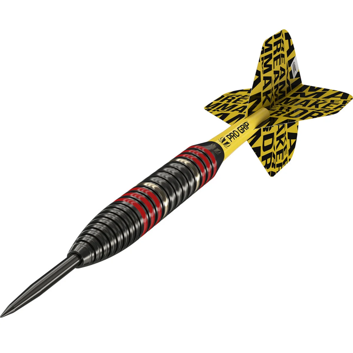 Target Dimitri van den Bergh Brass Steeldart 22g diagonale Ansicht