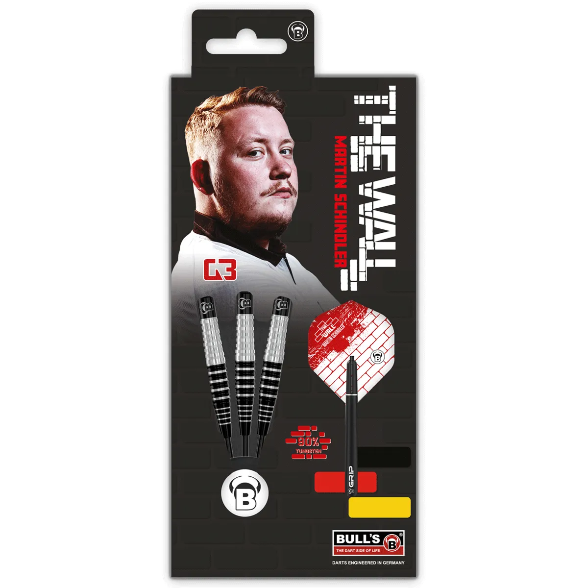 Bull’s Martin Schindler Original Generation 3 Steeldarts Verpackung