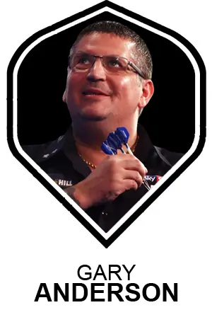 Gary Anderson – Unicorn Darts, Flights und Zubehör bei Dartgott