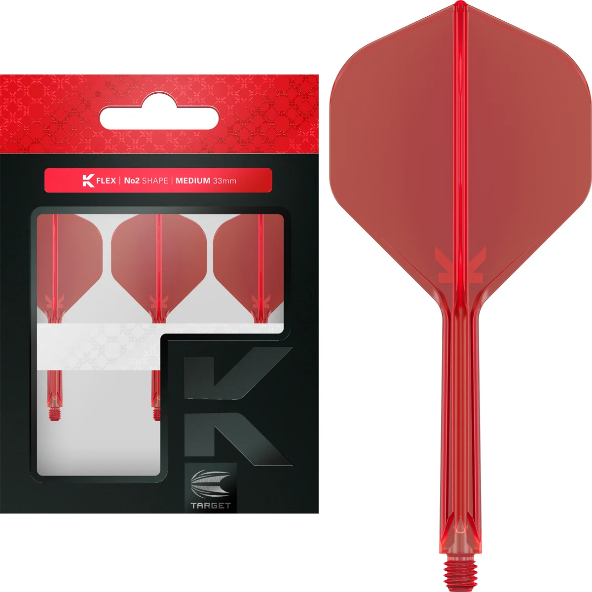 Target K-Flex Flight System - No2 - Rot Target K-Flex Flight System - No2 - Rot