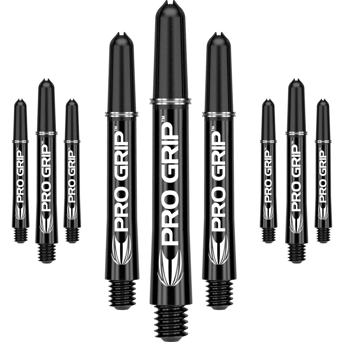 Target Pro Grip Shafts - Schwarz - 3 Sets Target Pro Grip Shafts - Schwarz - 3 Sets