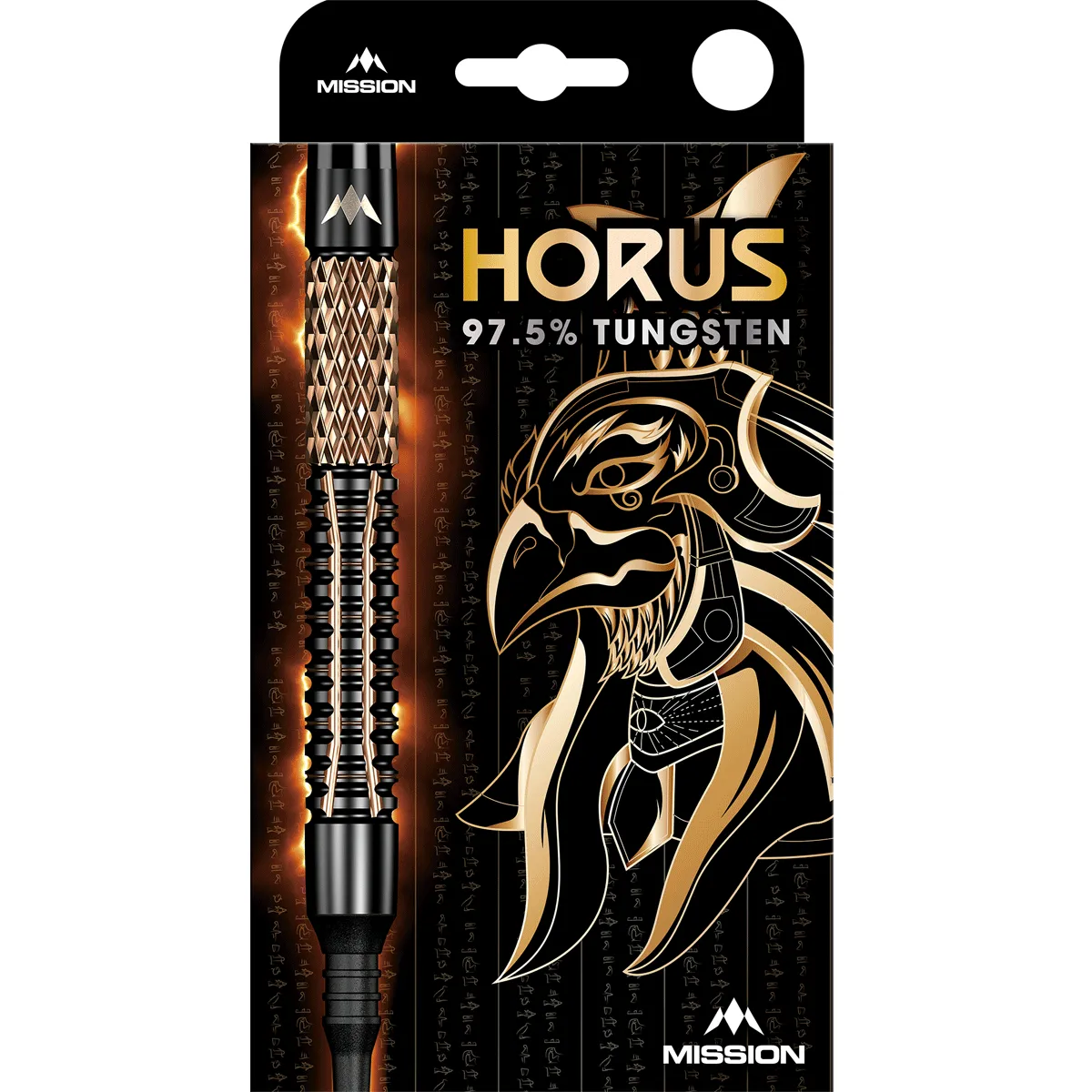 Mission Horus Softdarts Verpackung mit 97,5 % Tungsten Dartset