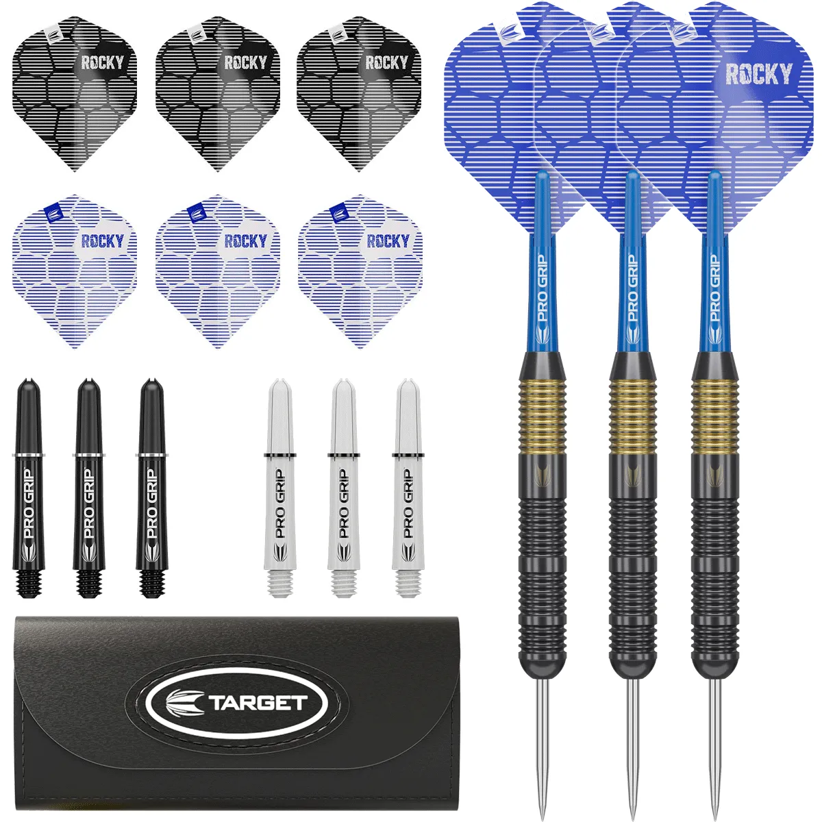 Target Josh Rock Brass Steeldart Set