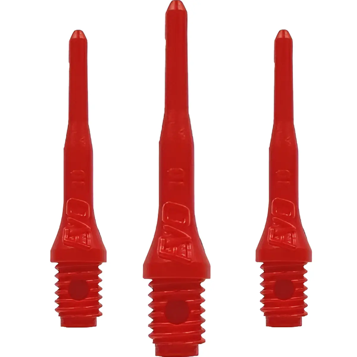 Evolution Softdartspitzen 22,4 mm rot – langlebige Spitzen mit 2BA Gewinde