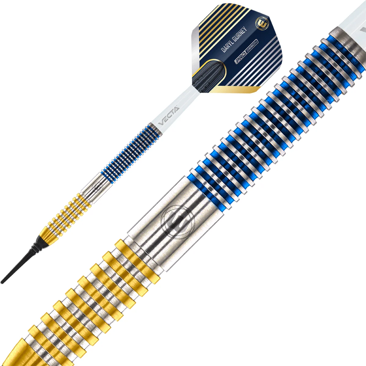 Winmau Daryl Gurney SC 1.0 Softdarts Barrel in dynamischer Ansicht