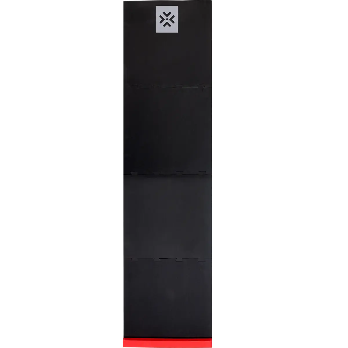 Bullet Dartmatte 237 cm mit roter Oche – lange Draufsicht