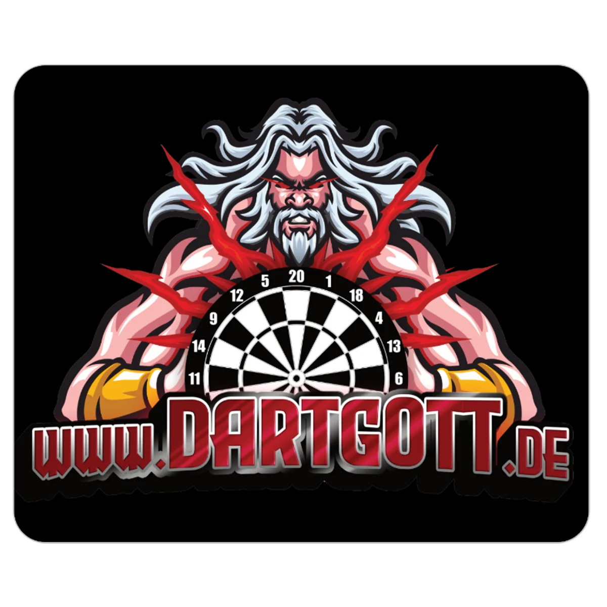 Dartgott Dartshop - Mousepad Dartgott Dartshop - Mousepad
