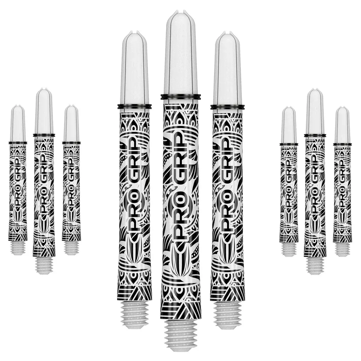 Target Pro Grip Ink Dart Shafts - weiß Target Pro Grip Ink Dart Shafts - weiß