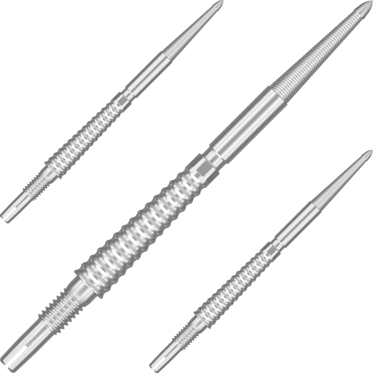 Target Swiss Point Storm LNC Dartspitzen in Silber – Übersicht mehrerer Spitzen