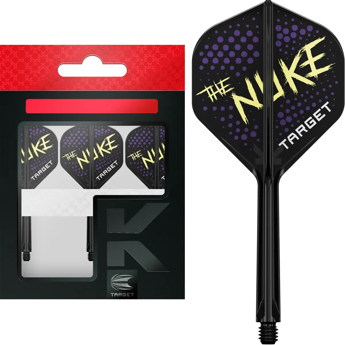 Luke Littler No.2 K-Flex System Medium – integriertes Flight- und Shaft-System mit Verpackung