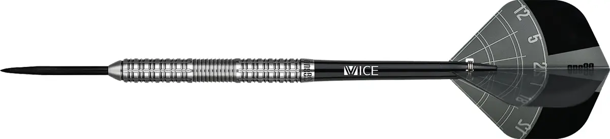 One80 Aaron Morrison The Tiger Steeldart komplett in Seitenansicht