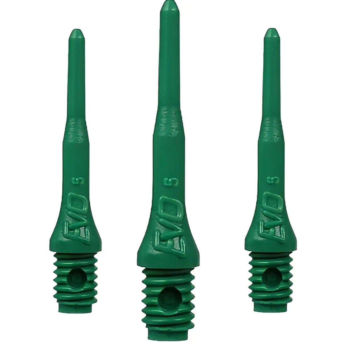 Evolution Softdartspitzen 22,4 mm grün mit 2BA Gewinde – stabile Dartspitzen