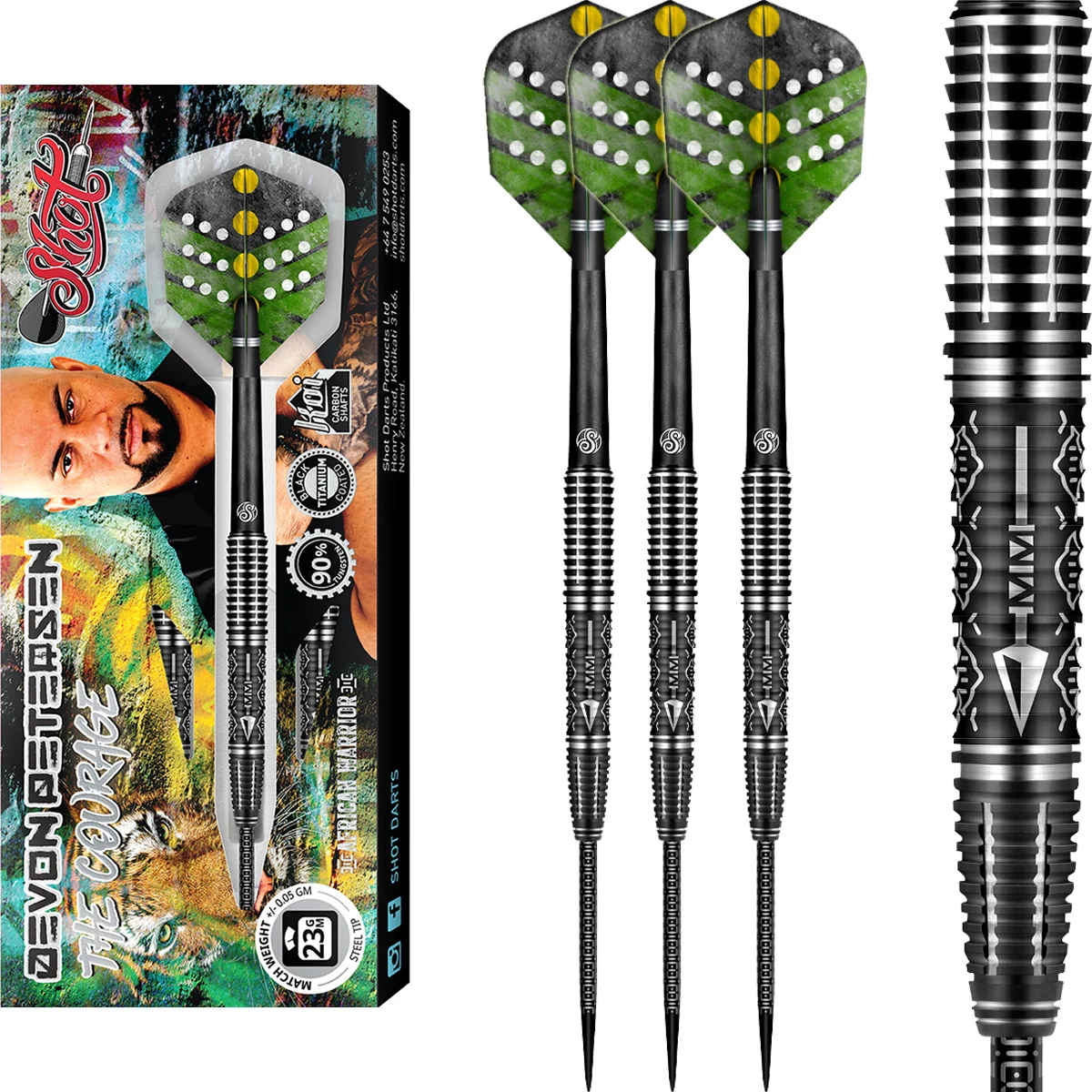 Devon Petersen - Courage - Steeldarts Devon Petersen - Courage - Steeldarts