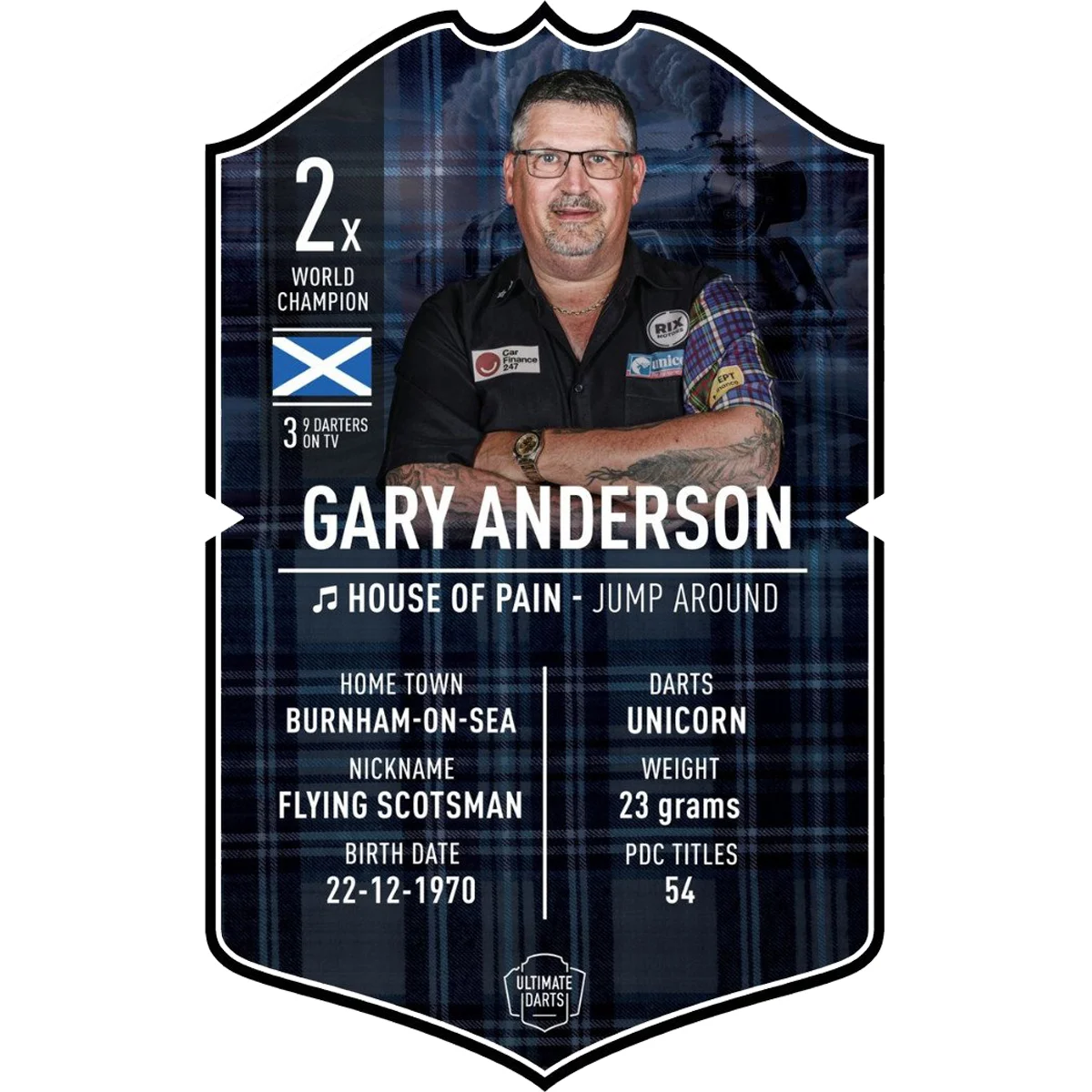 Gary Anderson - Ultimate Darts Card II Gary Anderson - Ultimate Darts Card II