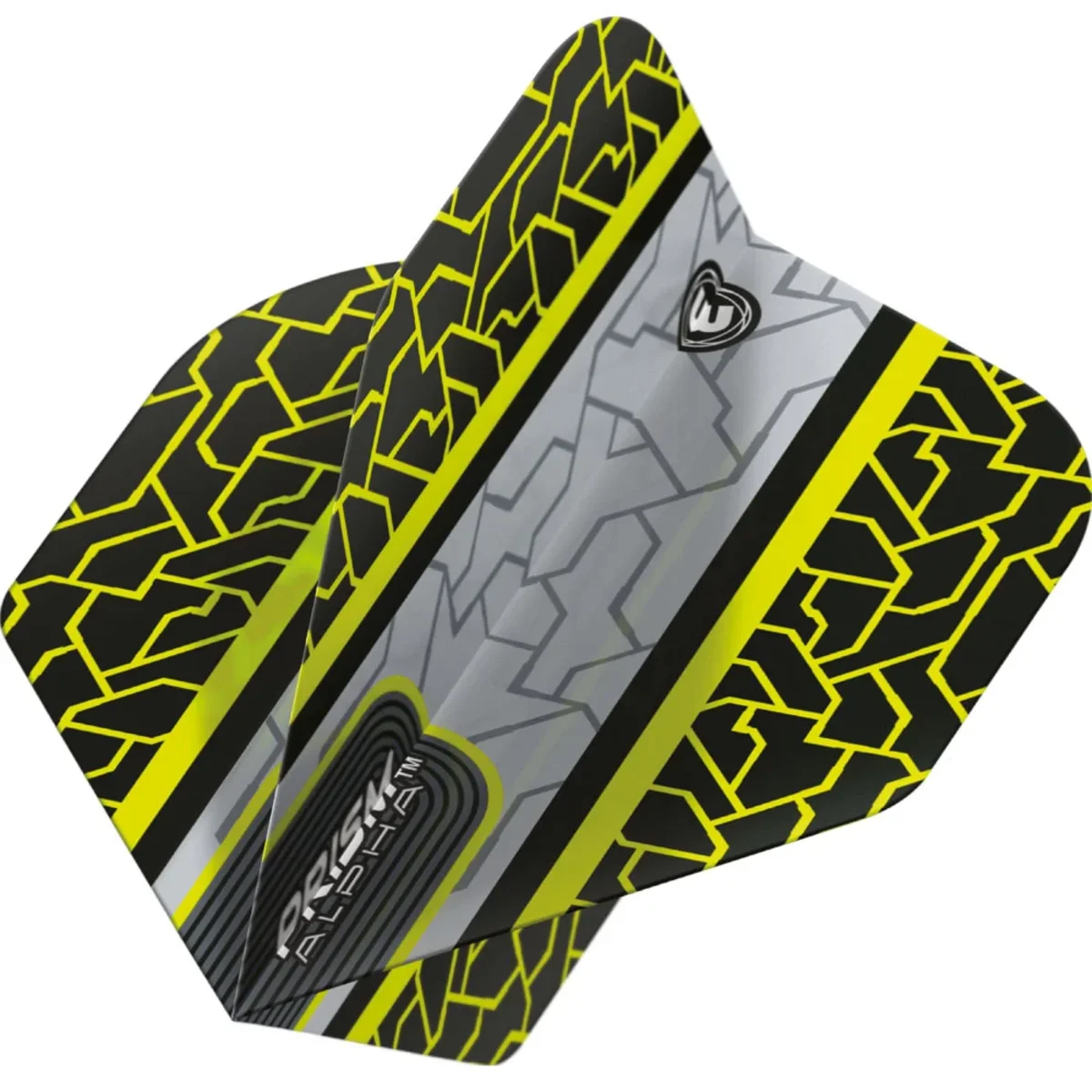 Geöffneter Prism Alpha Circuit Flight Schwarz-Gelb in 3D Ansicht