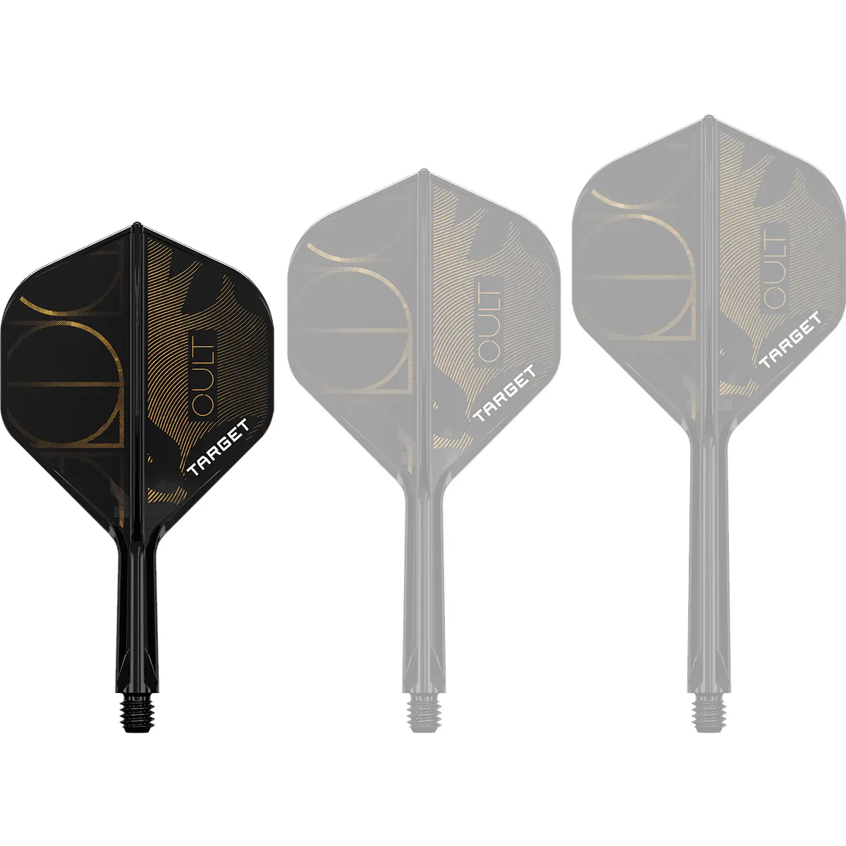 Target K-Flex Cult No.2 Flights – Short Länge Schwarz-Gold