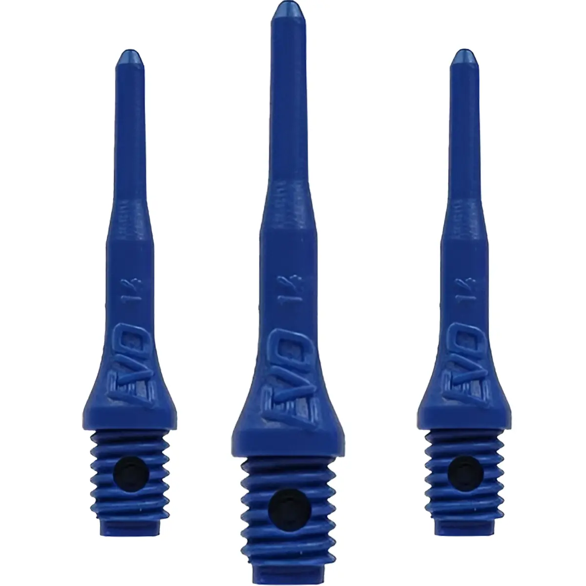 Evolution Softdartspitzen 22,4 mm blau mit 2BA Gewinde – langlebig & stabil