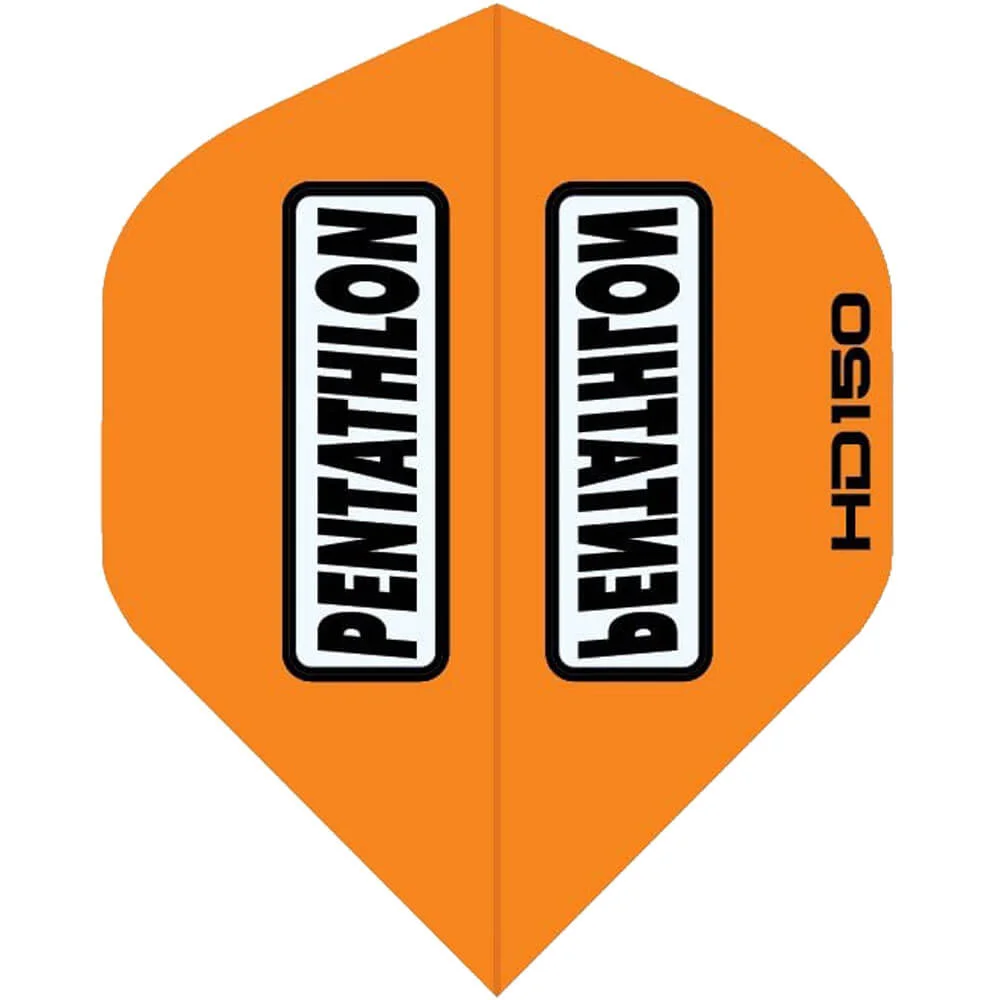 Pentathlon HD 150 Flights – Orange – 150 Mikron Standardform Pentathlon HD 150 Dart Flights Standard Orange mit 150 Mikron