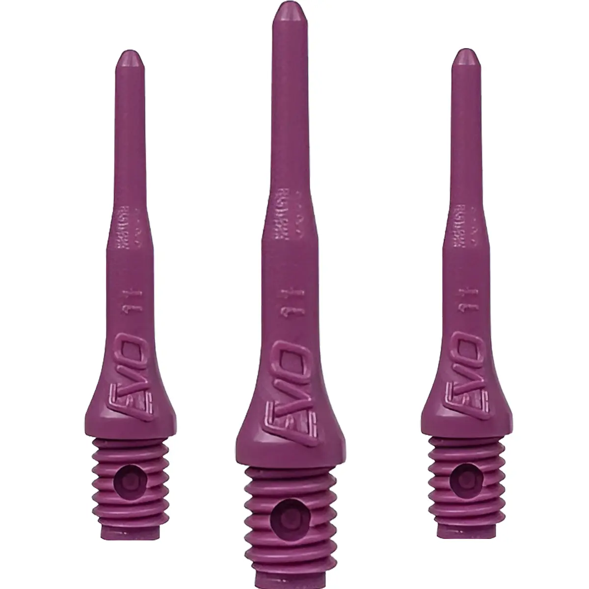 Evolution Softdartspitzen 22,4 mm lila – langlebige Softdart Spitzen 2BA Gewinde