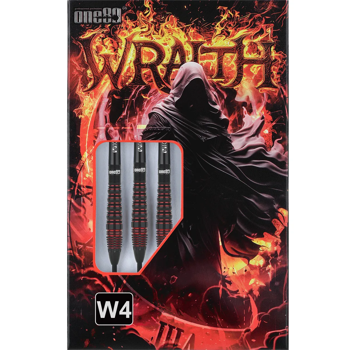 Originalverpackung der One80 Wraith W4 Steeldarts von One80