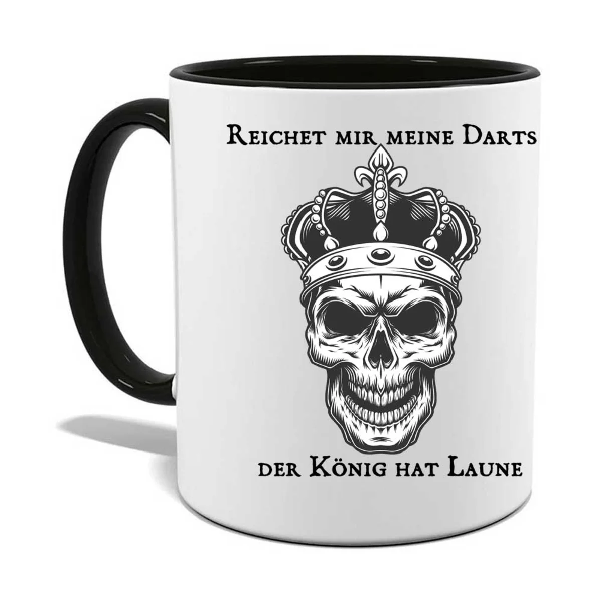 Dartgott Darts Kaffeetasse - Reichet mir meine Darts
