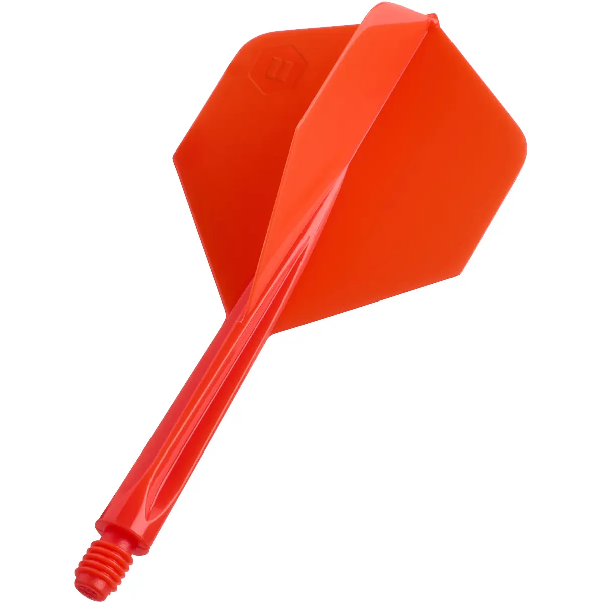 Unicorn Forge Flight System Plus Medium Rot – integriertes Flight-Shaft-System in schräger Ansicht