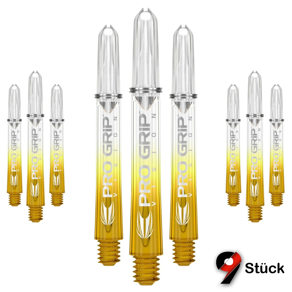 Target Pro Grip Vision Shafts 3 Sets - gelb Target Pro Grip Vision Shafts 3 Sets - gelb