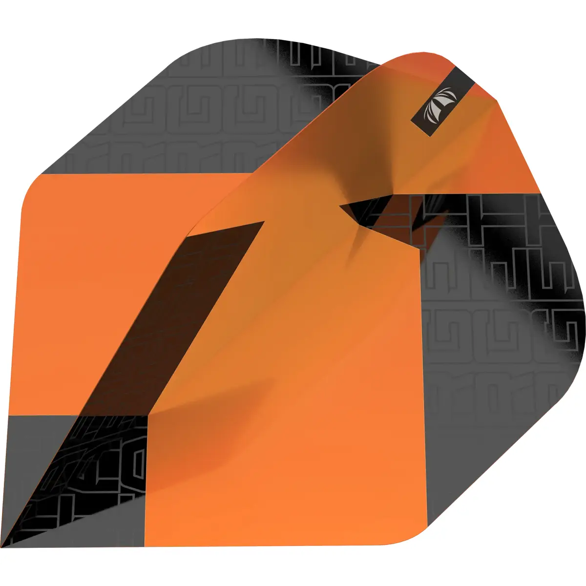Target TAG Flights No2 orange in freigestellter Produktansicht mit orange-schwarzem Design