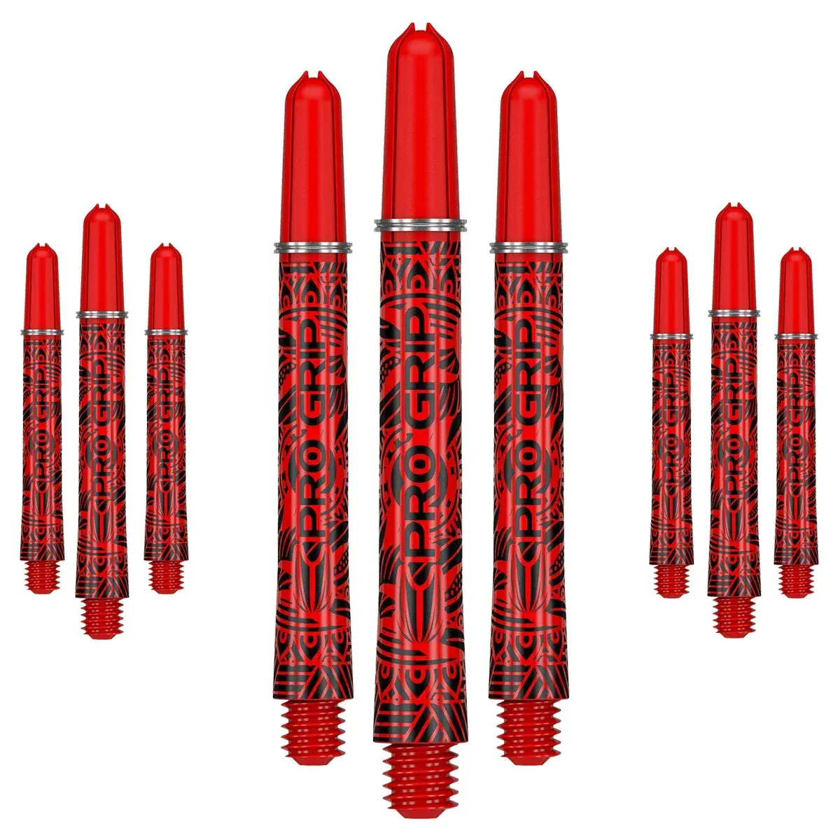 Target Pro Grip Ink Dart Shafts - rot Target Pro Grip Ink Dart Shafts - rot