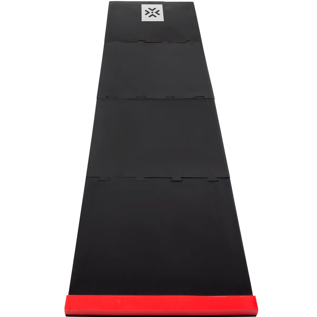 Bullet Dartmatte 237 cm mit roter Oche – Frontansicht