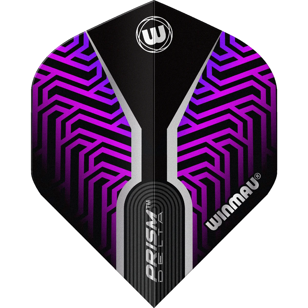 Winmau Prism Delta Kairos Dartflights Lila mit transluzentem Design