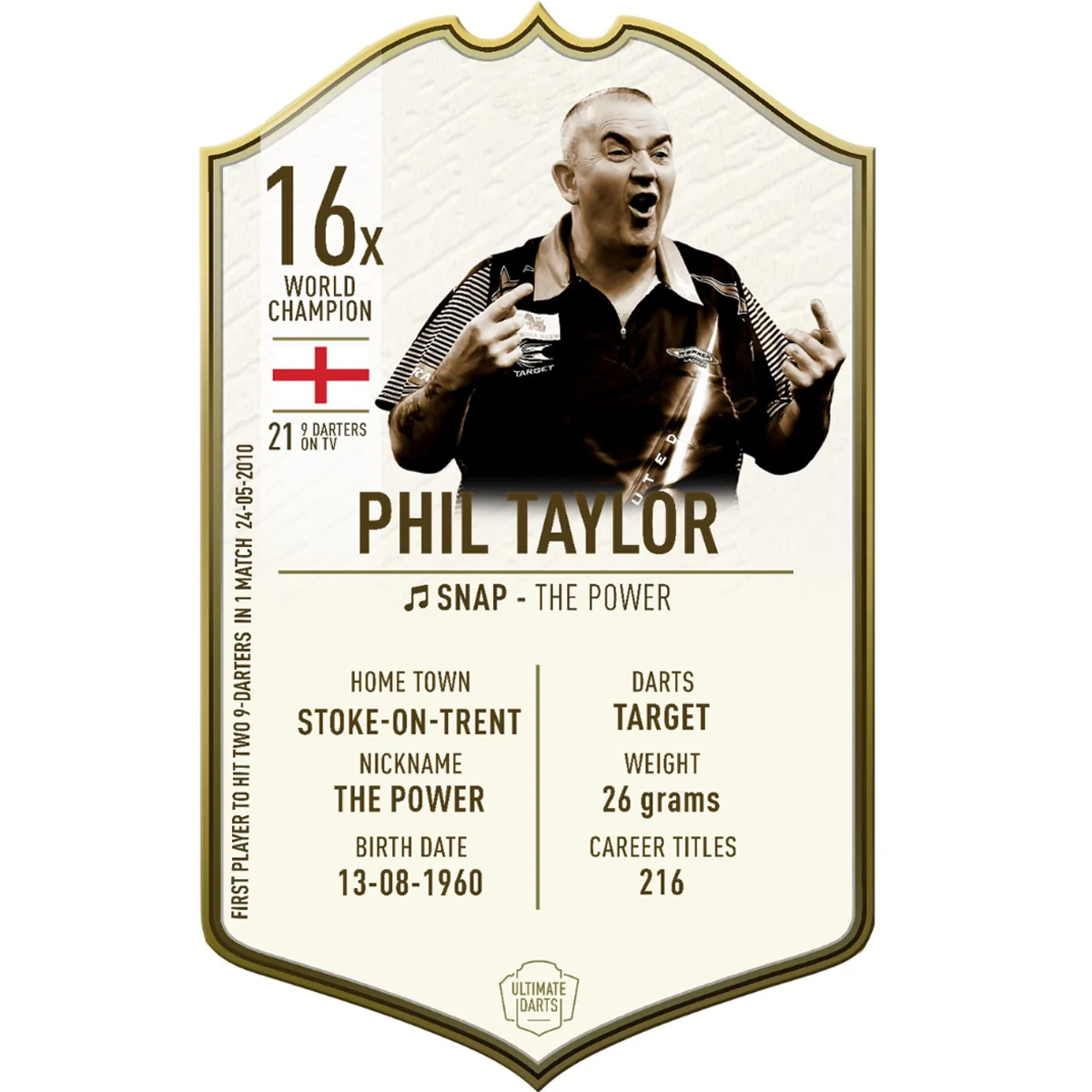 Phil Taylor - Immortals Ultimate Card Phil Taylor - Immortals Ultimate Card
