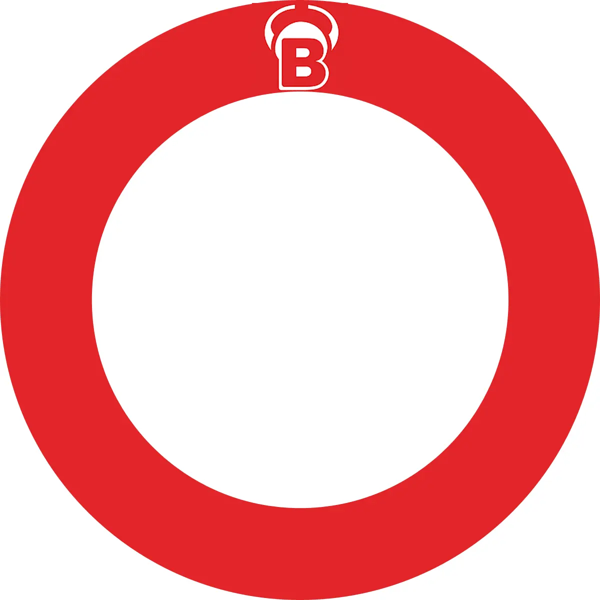 BULL'S Pro Dartboard Surround Rot – freigestellter PU-Schutzring für Dartboards