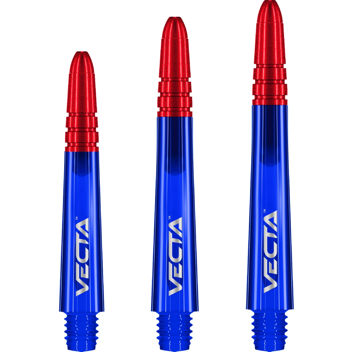Winmau Vecta Shafts - blau-rot