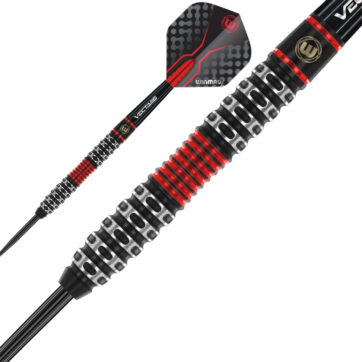 Winmau Joe Cullen Special Edition Steeldart in dynamischer Ansicht