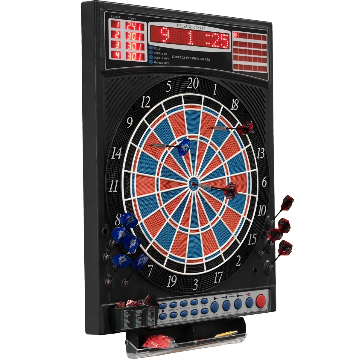 Karella Premium Silver Dartautomat Seitenansicht