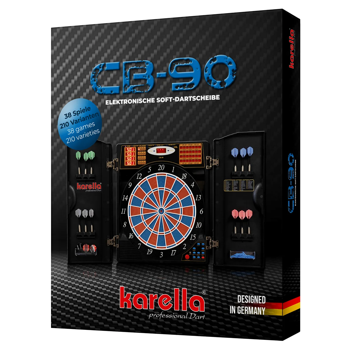 Geschlossener Karella CB-90 Dartautomat im Cabinet-Stil